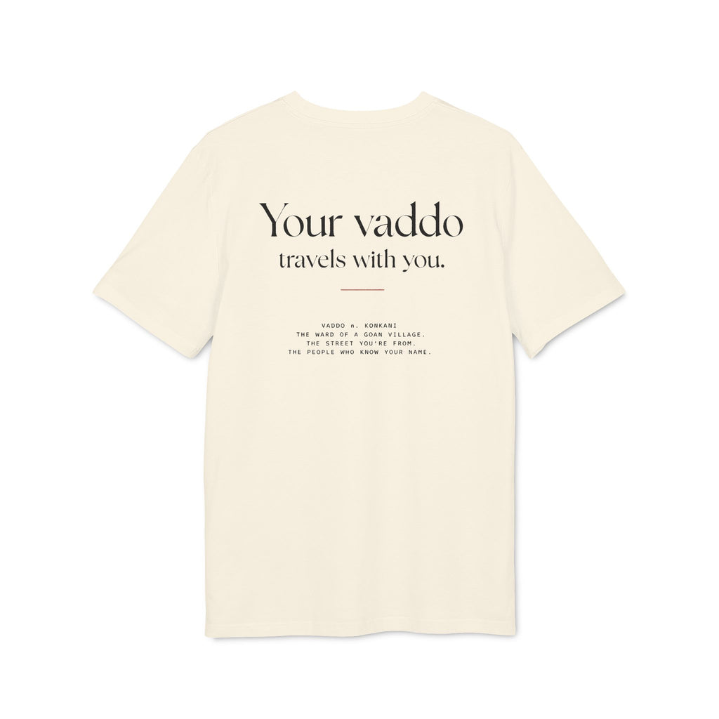 VADDO Wordmark Tee, Konkani Goan t-shirt – view 3