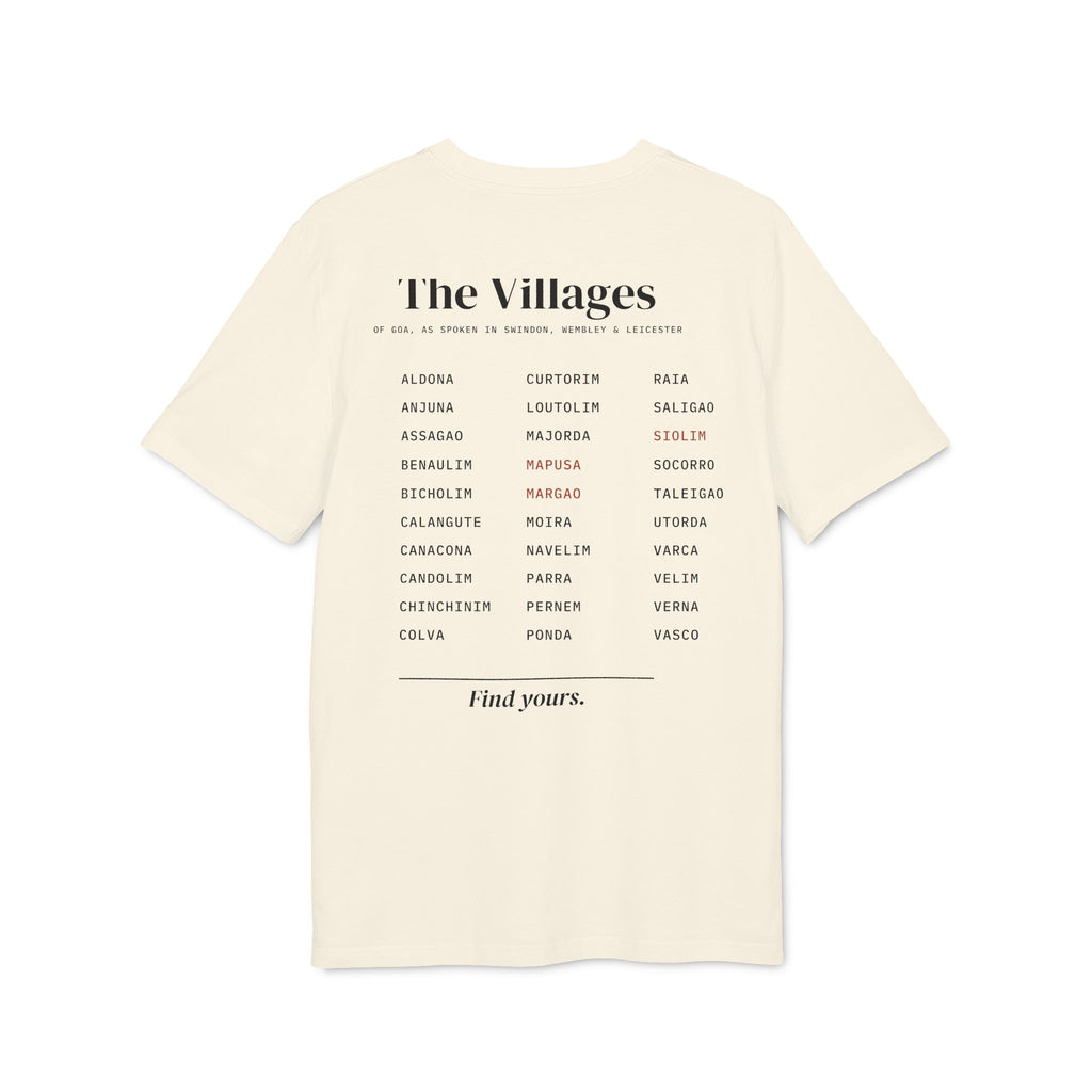 The Villages Tee by VADDO, worn, front