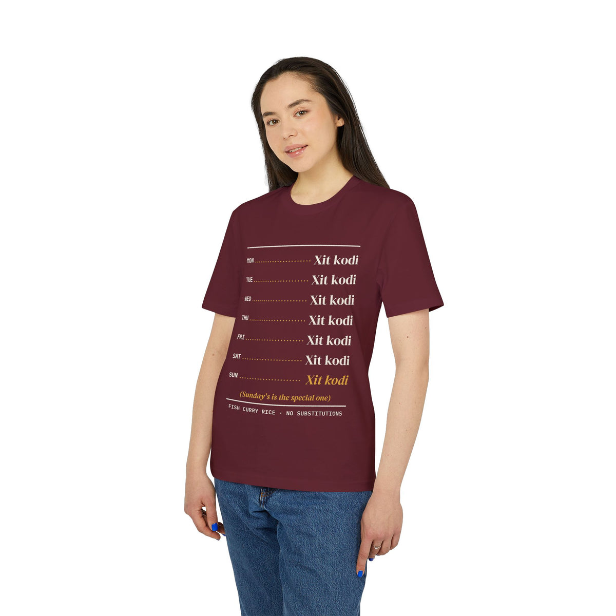Xit Kodi Weekly Menu Tee