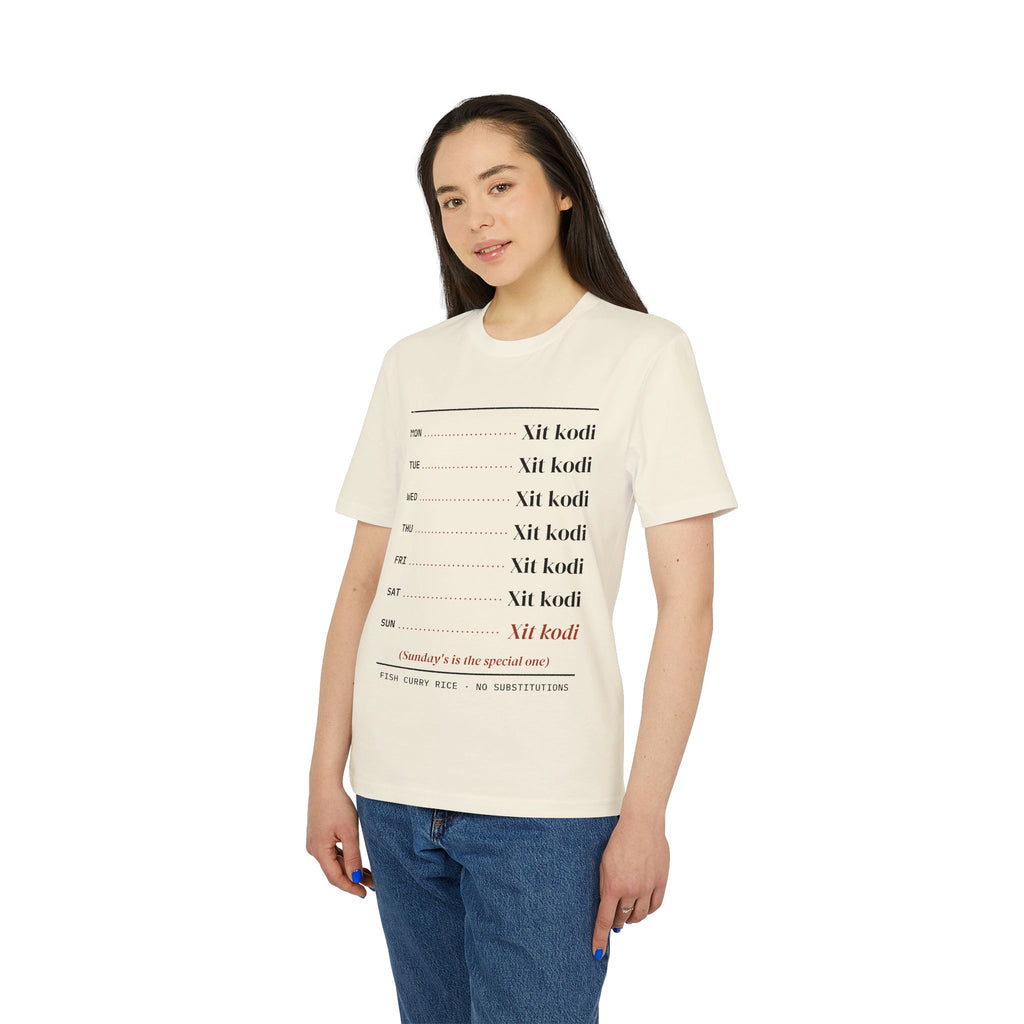 Xit Kodi Weekly Menu Tee