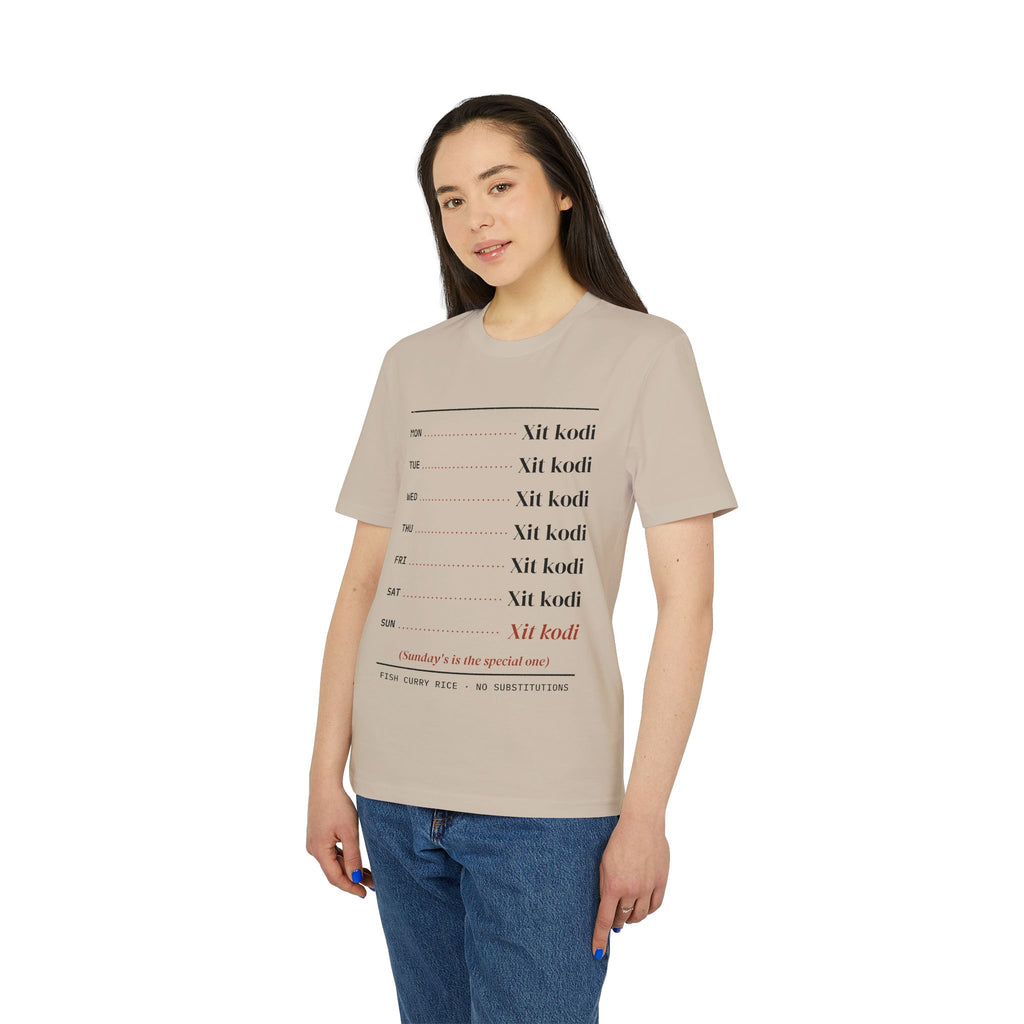 Xit Kodi Weekly Menu Tee