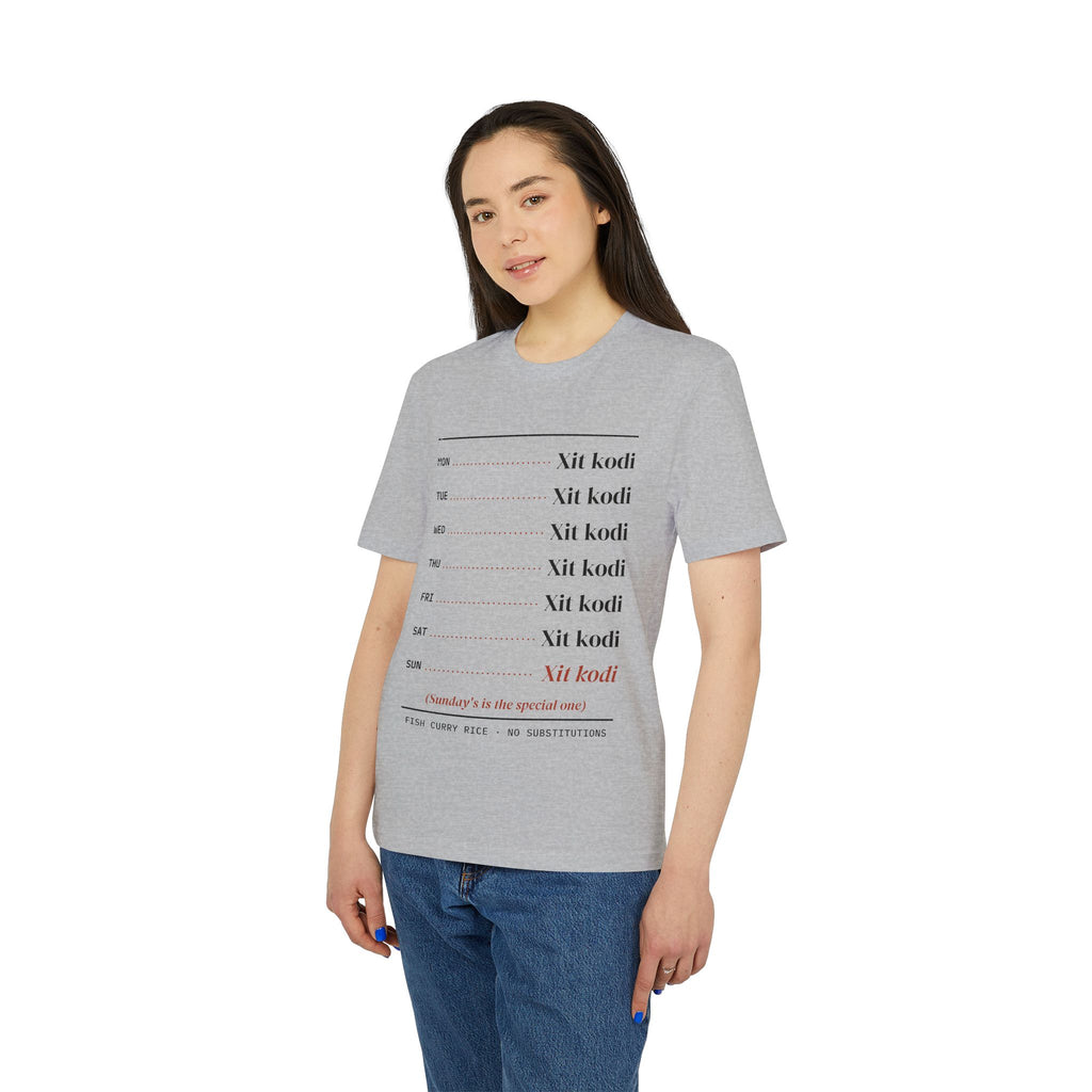Xit Kodi Weekly Menu Tee