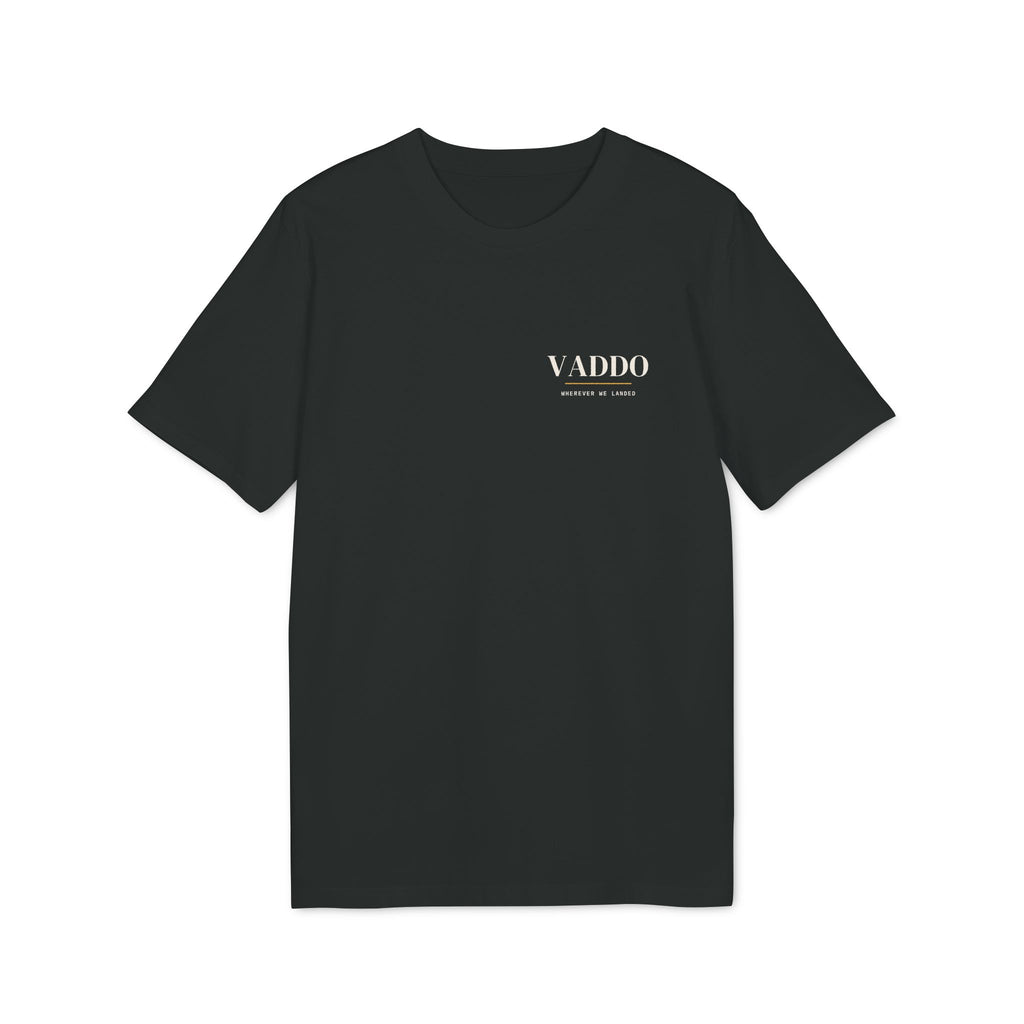 The Villages Tee by VADDO, back print listing 30 Goan villages