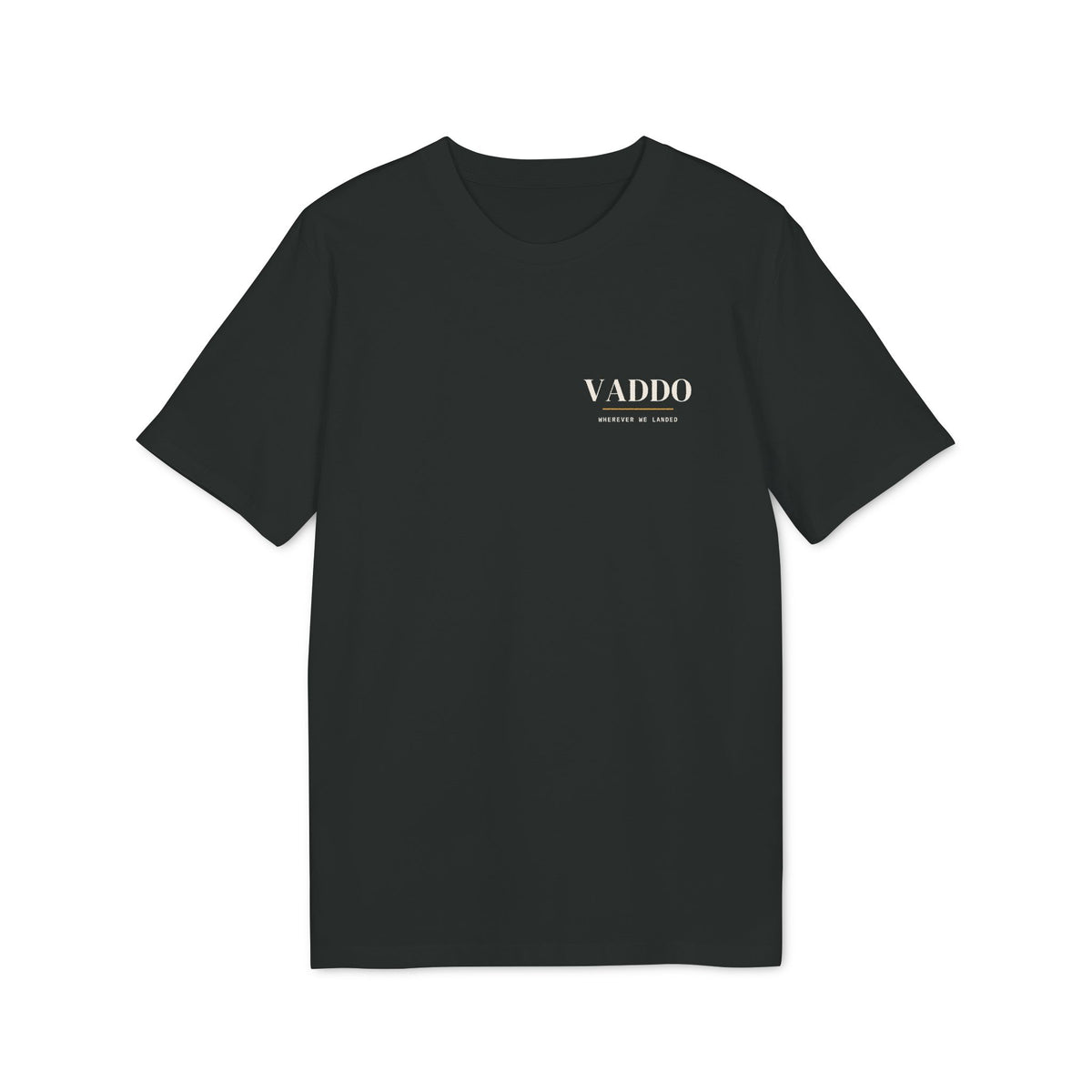 The Villages Tee by VADDO, back print listing 30 Goan villages