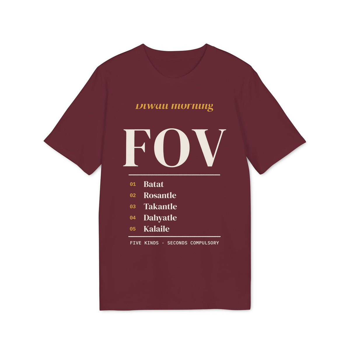 Diwali Morning Fov Tee